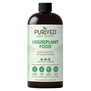 Purived Houseplant Food All-Purpose Liquid Fertilizer for Indoor Plants | 16oz Concentrate